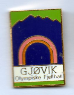Gjøvik Mountain hall logo pin 1